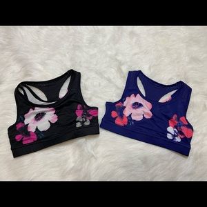 avia girls kids sports bra racer back Medium 7 - 8 bundle of 2